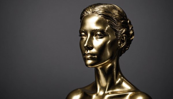 Buste femme métallique : l'élégance pour votre vitrine